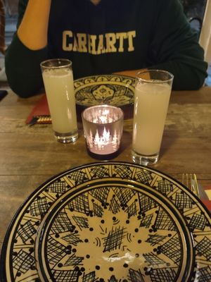 Home made lemonade at Fattoush in Ghent