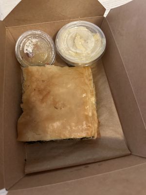 Spanikopita  at Souvlaki in Washington