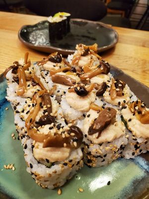 Special roll with mushroom at Youmiko Sushi - Narbutta in Warsaw