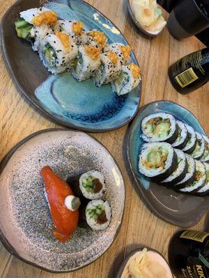 Okimari 1 and Okimari 2 lunch   at Youmiko Sushi - Narbutta in Warsaw