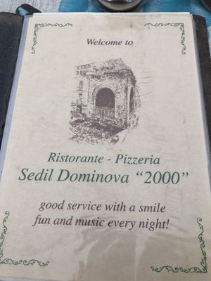 I think the restaurant name has changed! Located in the plaza opposite the church   at Monnalisa in Sorrento