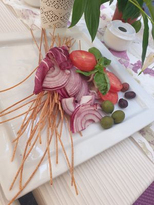 Salad ........ at Monnalisa in Sorrento