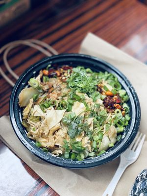 Sesame LGM Noodles  at Lion Dance Cafe in Oakland