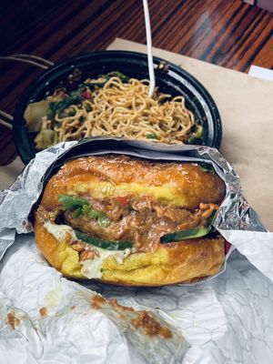 Tauhu Goreng Sandwich  at Lion Dance Cafe in Oakland