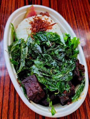 Three Cup Tofu at Lion Dance Cafe in Oakland