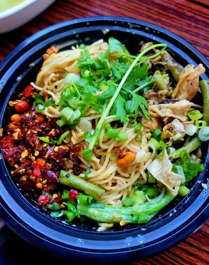 Sesame L.G.M. Noodles at Lion Dance Cafe in Oakland