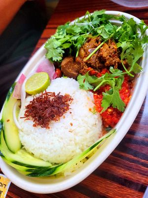Jackfruit Rendang at Lion Dance Cafe in Oakland