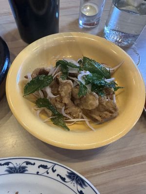 Mushrooms!  at Lion Dance Cafe in Oakland