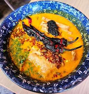 Laksa at Lion Dance Cafe in Oakland