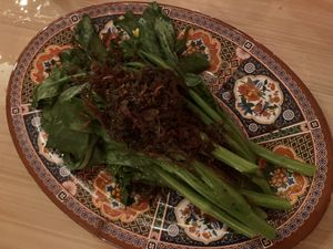 Truffled XO yu choy  at Lion Dance Cafe in Oakland