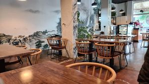 Comfortable seating at The Vegan Club in Carlton North