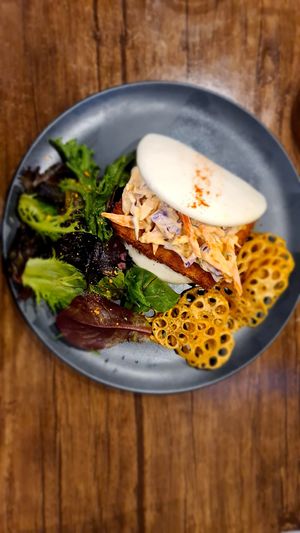 Tempura bao at The Vegan Club in Carlton North