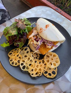 Tempura Bao at The Vegan Club in Carlton North