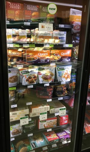 Plant-based meat at Saint Peter Food Co-op and Deli in St Peter