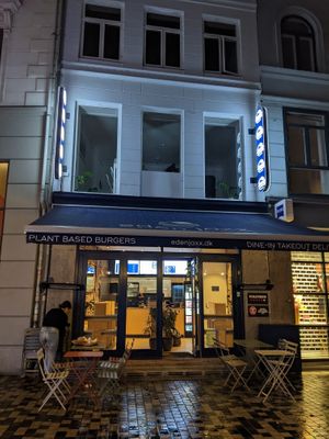 The restaurant from outside. at Eden Jaxx in Copenhagen