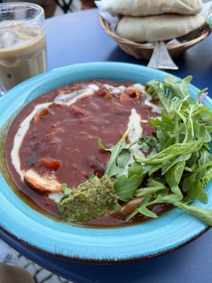 Vegan shakshuka  at Vintage Pretty Café Deli in Berlin