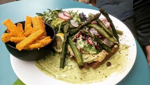 Waffle at 1001 Saveurs Sauvages in Ajaccio