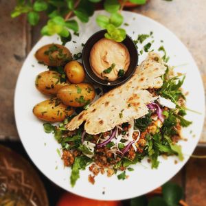 Indian Pita at 1001 Saveurs Sauvages in Ajaccio