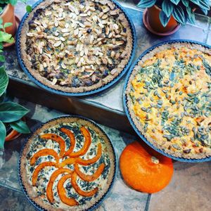 Vegetable pie at 1001 Saveurs Sauvages in Ajaccio