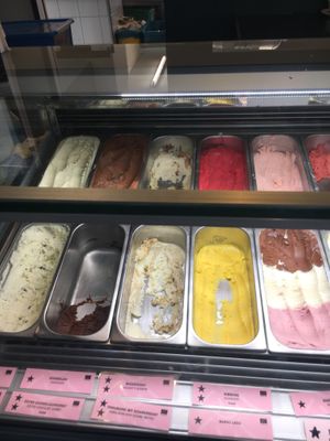 ice cream bar  at Frau Lüske Kaffeehaus in Berlin