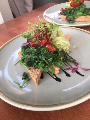 Avocado on toast at Vera's Kitchen in Lechlade