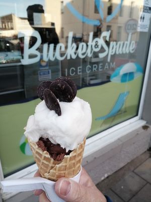 .  at Bucket and Spade in Stonehaven