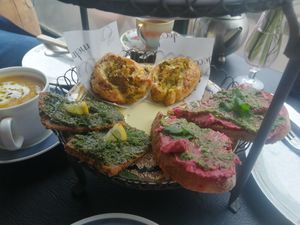 Savouries at Metrodeco in Brighton