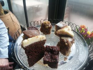 Cakes at Metrodeco in Brighton