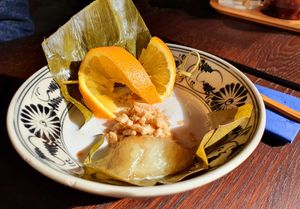 Stickyreis Monkey (dessert) at To1980 Vegan in Dusseldorf