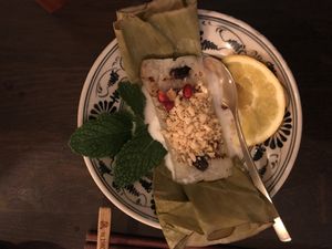 Sticky rice at To1980 Vegan in Dusseldorf