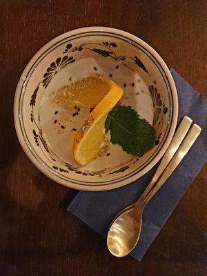 Black sesame flan (below the surface 😉) at To1980 Vegan in Dusseldorf