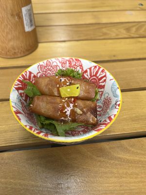 Mini-Frühlingsrollen  at To1980 Vegan in Dusseldorf