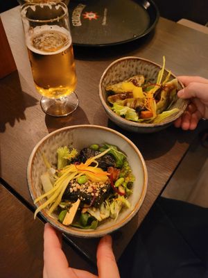 small bowls at To1980 Vegan in Dusseldorf