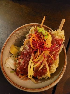 fried tofu, so good! at To1980 Vegan in Dusseldorf