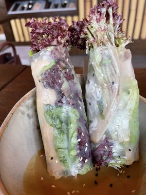 Summer rolls   at To1980 Vegan in Dusseldorf