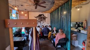 Inside at To1980 Vegan in Dusseldorf