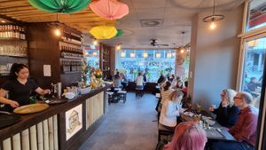 Inside at To1980 Vegan in Dusseldorf