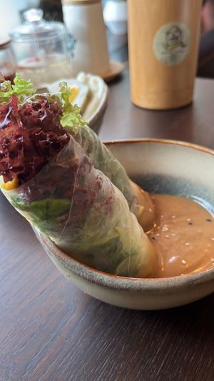 Spring rolls  at To1980 Vegan in Dusseldorf