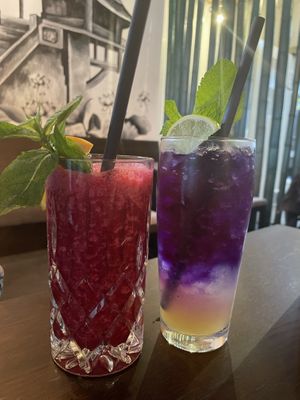 Red River (on the left) & Soda Galaxy (on the right)  at To1980 Vegan in Dusseldorf