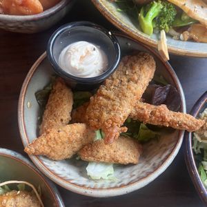 Vegan chicken bites #Veganuary at To1980 Vegan in Dusseldorf