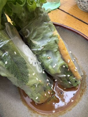 summer rolls  at To1980 Vegan in Dusseldorf