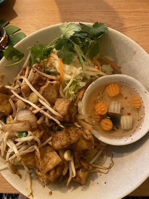Vegan chicken and tofu  at Tonkin in Flensburg