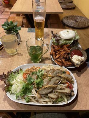 Udon noodle with mock duck  at Tonkin in Flensburg