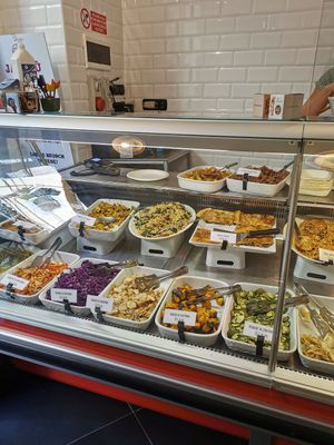 So much goodness ☀️ at Jaa Nu' Rosticceria Vegana in Genoa