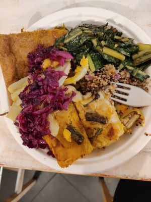 Delicious food 😋 at Jaa Nu' Rosticceria Vegana in Genoa