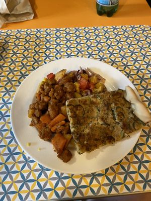 Takeaway food  at Jaa Nu' Rosticceria Vegana in Genoa