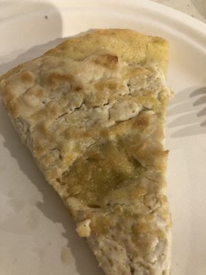 Focaccia con stracchino di mandorla 🔝  at Jaa Nu' Rosticceria Vegana in Genoa