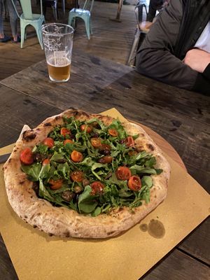 The evergreen 🍕  at Souldough Pizza in Carvoeira