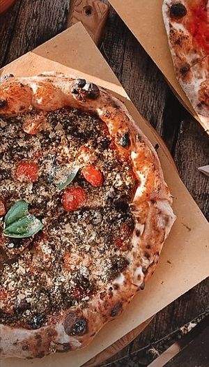 Vegan Pesto at Souldough Pizza in Carvoeira