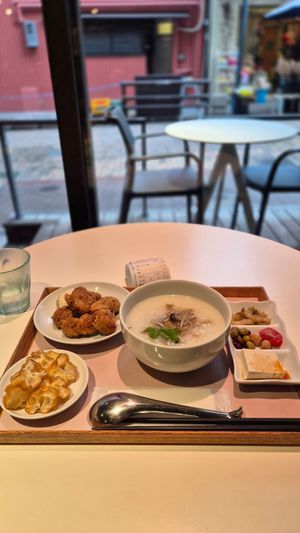 Loved the Congee, so nourishing. at Ganjin Shokudo 鑑真食堂 in Kumamoto